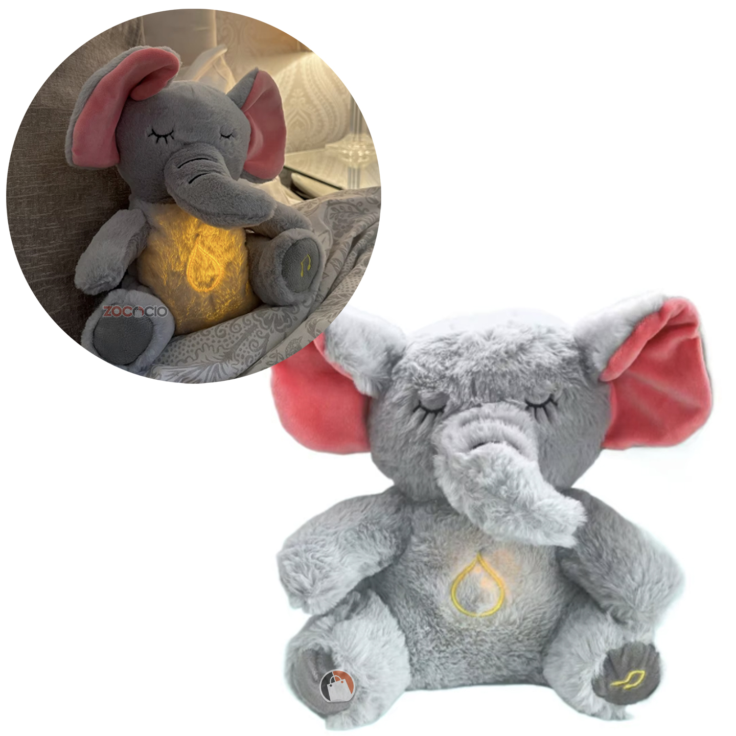 Peluche Elefante Respira Relaja Para Dor